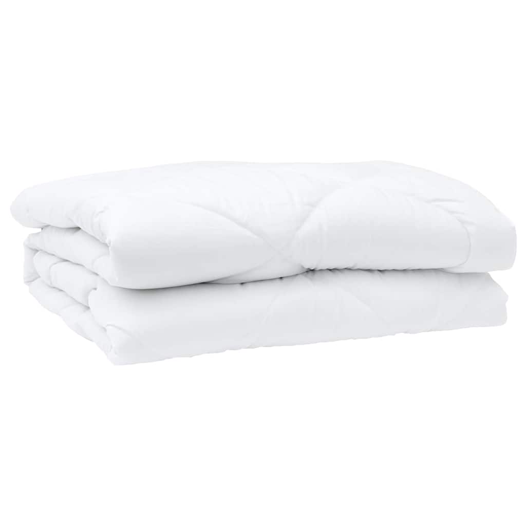Sommerdecke mit Kissen 3 pcs Weiß Mikrofaser
